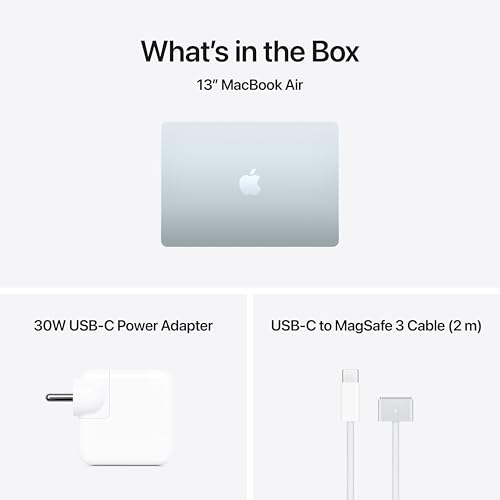 Apple 2026 MacBook Air 13″ Laptop with M5 chip: AI and Apple Intelligence, 34.46 cm (13.6″) Liquid Retina Display, 16GB Unified Memory, 512GB SSD Storage, 12MP Center Stage Camera, Touch ID; Sky Blue - Image 7