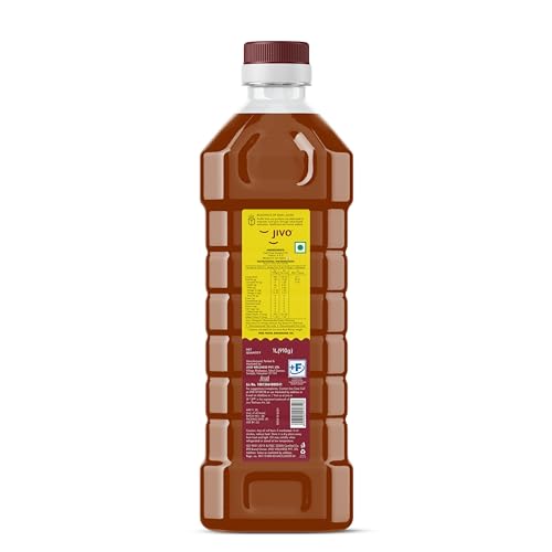 JIVO Cold Pressed Kachi Ghani Chemical Free Mustard Daily Cooking Oil, 1 Litre | Recommended for Roasting, Frying, Baking All type of Cuisines | - Image 4