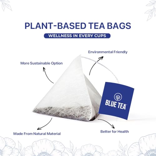 BLUE TEA - Butterfly Pea Chai Masala Tea Gift - 10 Tea Bag - Plant Based | | Caffeine-Free - Flower & Spices Based - Refreshing Tea | Featured In Shark Tank - Image 4