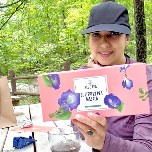 BLUE TEA - Butterfly Pea Chai Masala Tea Gift - 10 Tea Bag - Plant Based | | Caffeine-Free - Flower & Spices Based - Refreshing Tea | Featured In Shark Tank - Image 6
