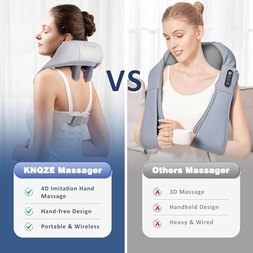 Neck And Back Massager With Heating, Body Massager For Body Aches And Pains Relief, Electric 5D Cervical Massage Machine For Deep Tissue Neck, Back, Shoulders, Waist And Legs,Blue - Image 7