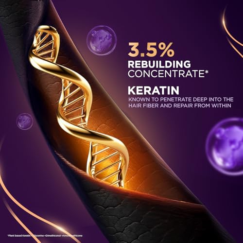 Livon Keratin Shampoo for Women & Men | Repairs Damaged Hair | Smooth & 5x Stronger Hair | No Parabens | 650ml - Image 3