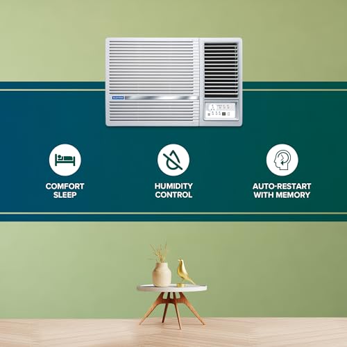 Blue Star 2 Ton 3 Star Inverter Window AC (Copper, Turbo Cool, Fan Modes-Auto/High/Medium/Low, Hydrophilic Blue Fins, Dust Filters, Self-Diagnosis, WID324L, White) - Image 6