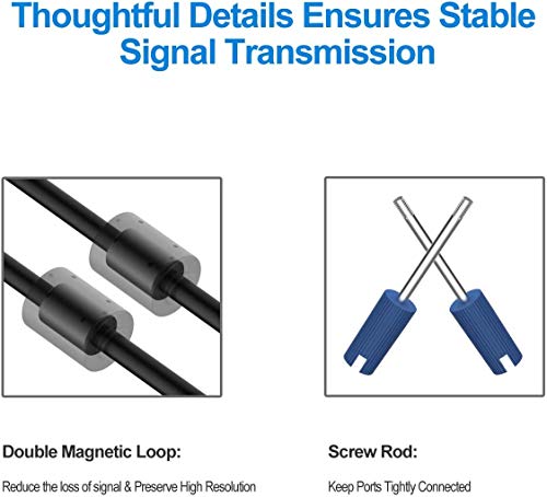 LS LAPSTER Quality Assured Male to Male VGA Cable 1.5 Meter, Support Monitor/PC/LCD/LED, Plasma, Projector, TFT (LST-VGACBLE-1.5M) - Image 5