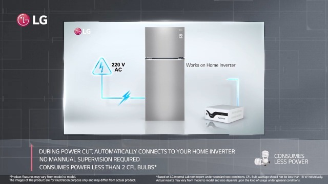 LG Smart Choice, 322 L, 3 Star, Frost-Free Smart Inverter Double Door Refrigerator (GL-S342SDSX, Dazzle Steel, Convertible with Express Freeze) - Image 2