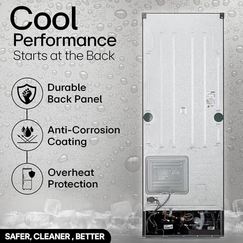 LG Smart Choice, 322 L, 3 Star, Frost-Free Smart Inverter Double Door Refrigerator (GL-S342SDSX, Dazzle Steel, Convertible with Express Freeze) - Image 7