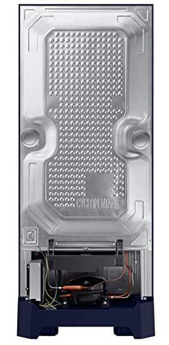 Samsung 215L 5 Star Inverter Direct-Cool Single Door Refrigerator (RR23C2H35UZ/HL,Midnight Blossom Blue) Base Stand Drawer - Image 5