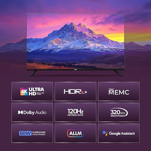 VW 109 cm (43 inches) Pro Series 4K Ultra HD Smart QLED TV VW43GQ2 - Image 3