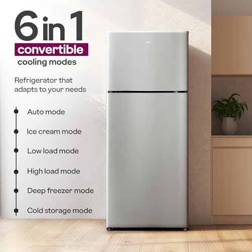 Godrej 223 L 3 Star Convertible Freezer 6-In-1, 30 Days Farm Freshness, Frost Free Inverter Double Door Refrigerator(2026 Model, RF EON 244CN RCIF ST RH, Steel Rush) - Image 4