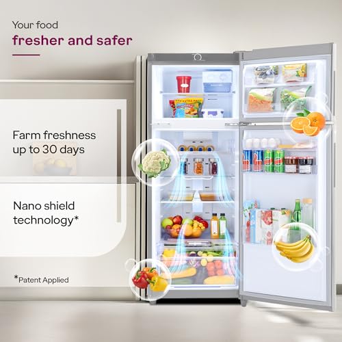Godrej 223 L 3 Star Convertible Freezer 6-In-1, 30 Days Farm Freshness, Frost Free Inverter Double Door Refrigerator(2026 Model, RF EON 244CN RCIF ST RH, Steel Rush) - Image 5