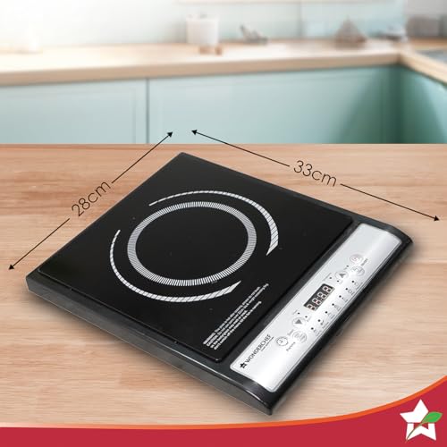 Wonderchef Torino Induction Cooktop with 11 Pre-set Cooking Menus|2000 Watt Induction Cooktop| Eco-friendly IGBT Technology| LCD Digital Panel | Smart Touch Buttons|2 Year Warranty - Image 4