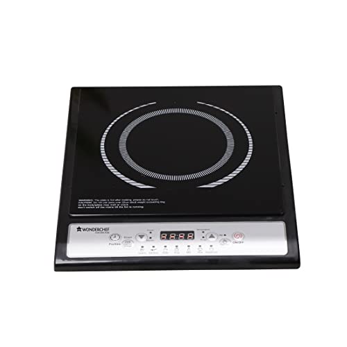 Wonderchef Torino Induction Cooktop with 11 Pre-set Cooking Menus|2000 Watt Induction Cooktop| Eco-friendly IGBT Technology| LCD Digital Panel | Smart Touch Buttons|2 Year Warranty - Image 5