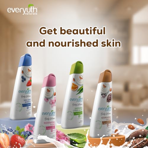 Everyuth Naturals Nourishing Cocoa Body lotion 200ml for men & women | 48Hr Hydration | Deep Moisture Care for Dry Skin | Enriched with 100% Natural Almond Milk | Smooth, Radiant & Healthy Looking Skin Care - Image 6