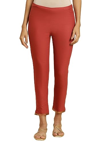 W for Woman Women's Slim Fit High Rise Pants