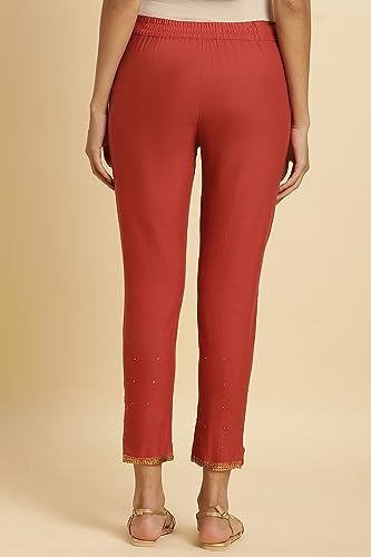 W for Woman Women's Slim Fit High Rise Pants - Image 3