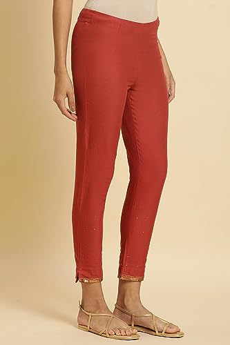 W for Woman Women's Slim Fit High Rise Pants - Image 4