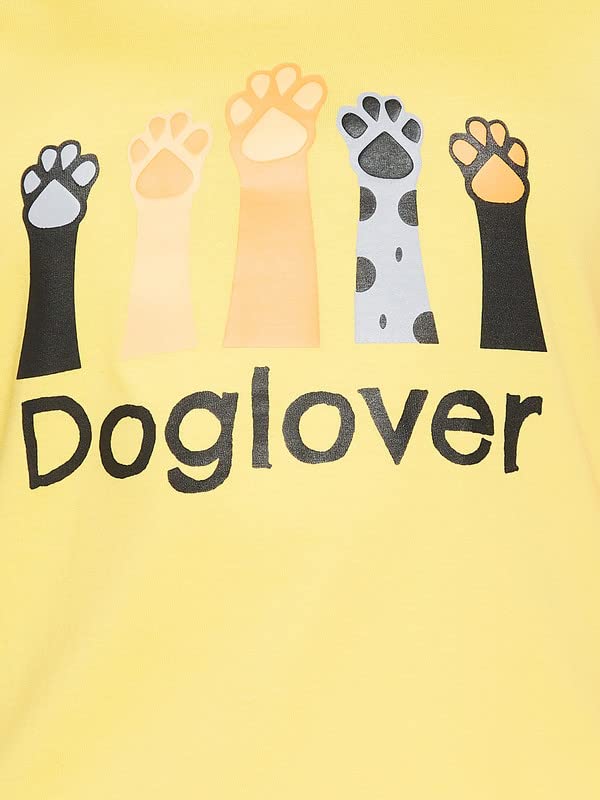 Clovia Women's Cotton Quirky Quote Print Top & Jogger Set - Image 5