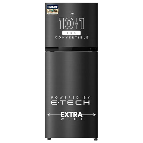 IFB Smart Choice 243L 2 Star Tru Convertible 10-in-1 Frost Free Double Door Refrigerator (IFBFF-2902NKSET, Metal Black, 360 Degree Cooling, Extraordinary Space)
