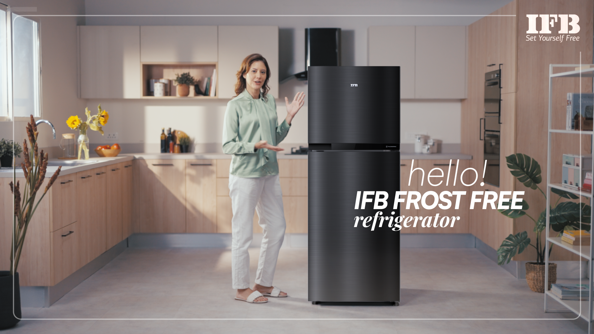 IFB Smart Choice 243L 2 Star Tru Convertible 10-in-1 Frost Free Double Door Refrigerator (IFBFF-2902NKSET, Metal Black, 360 Degree Cooling, Extraordinary Space) - Image 2