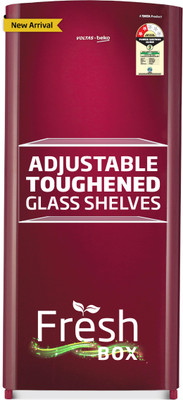 Voltas Beko 183 L Direct Cool Single Door 2 Star Refrigerator(Hairline wine, RDC215D/S0XWR0M0000GO) - Image 2