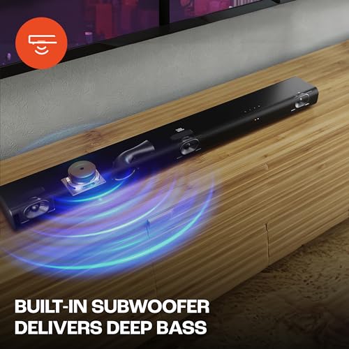 JBL Cinema SB510, Dolby Audio Soundbar with Built-in Subwoofer for Deep Base, 3.1 Channel with Racetrack Drivers, Center Channel for Superior Voice Clarity, HDMI ARC, BT & Optical Connectivity (200W) - Image 5