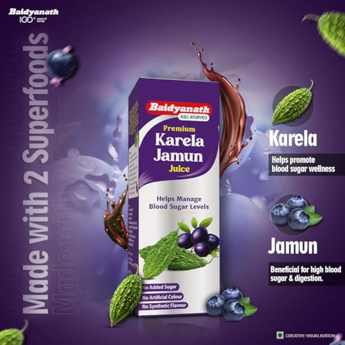 Baidyanath Premium Karela Jamun Juice - 1L | Supports Healthy Blood Sugar Levels Naturally | - Image 4