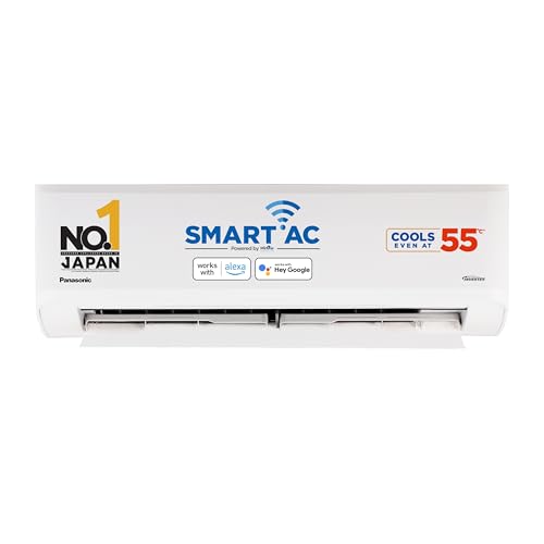Panasonic 1.0 Ton 3 Star Premium Wi-Fi Inverter Smart Split AC (Matter Enabled, Higher Airflow, Copper Condenser, 7in1 Convertible, True AI, 2-Way, PM 0.1 Filter, CS/CU-SU12AKY3W, White)