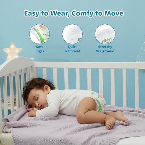 Amazon Brand - Supples Premium Baby Diaper Pants | 62 Baby Diapers | Large | 9-14 Kg | 12 Hrs Absorption | Cushiony Cotton Soft Fabric | Phthalates-Free | Triple Leak Guard - Image 6