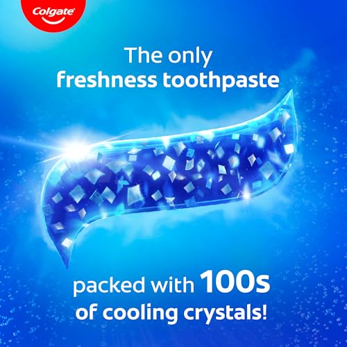 Colgate MaxFresh Toothpaste, Blue Gel Paste with Menthol for Super Fresh Breath, 600g, 150g X 4 (Peppermint Ice, Combo Pack) - Image 7
