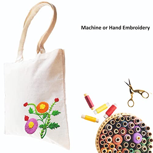 VantageKart Natural Cotton Tote Bags - Eco-Friendly Multipurpose Bags for DIY Painting, Embroidery, Artists, Schools, Workshops, Shopping & Bulk Gifting - Image 5
