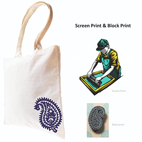 VantageKart Natural Cotton Tote Bags - Eco-Friendly Multipurpose Bags for DIY Painting, Embroidery, Artists, Schools, Workshops, Shopping & Bulk Gifting - Image 6