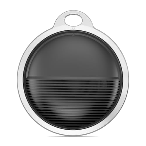 PEATOP Item Finders,Smart Bluetooth Key Finder Device,Tracker for Keys, Wallet, Luggage,Waterproof Tag Tracker with Replaceable Battery, Item Locater Works with Apple Find My (iOS Only)