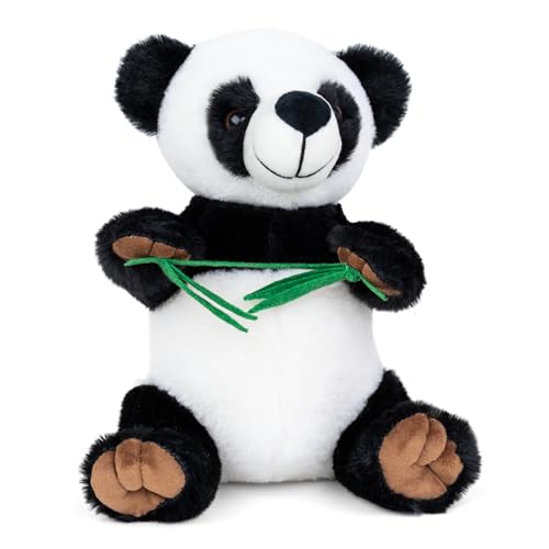 Mirada Glitter Eye Panda Soft Toy – 22cm | Cute Black & White Plush Stuffed Animal for Kids, Boys & Girls | Super Soft Cuddly Panda Toy Room Décor Plushie - Image 6