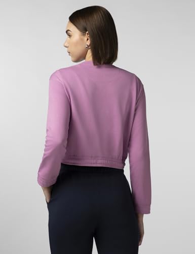 FYLTR Women's Terry Crop Top - Full Sleeve | Elasticated Waist & Cuff | Boxy Fit | Stripe Detailing | Tops for Women Western | Women t Shirt - Image 3