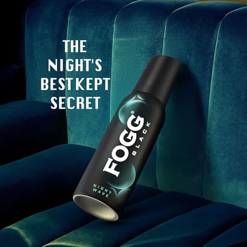 Fogg Black Night Wave |No Gas| Long Lasting Perfume Deodorant Spray for Men & Women-120 ML - Image 6