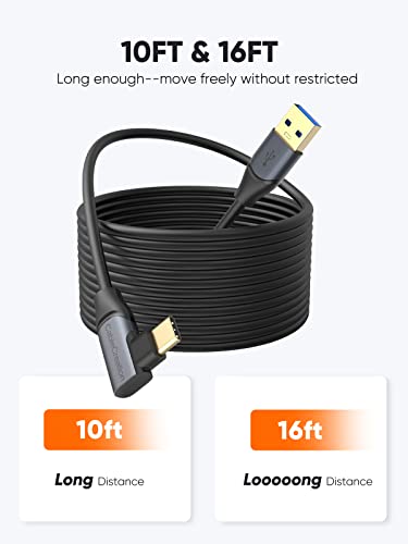 CableCreation Compatible with Quest 2/Quest Pro Link Cable 10FT, 5Gbps USB C Cable Highly Speed Data Transfer, Fast Charging Compatible with DJI Avata,Printer,Camera,Cellphone,HDD, etc - Image 6