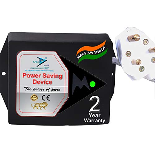 (MDP088PS8) Power Saver (1KW) - Updated Electricity Saving Device (Electricity Saver) for Residential and Commercial - Made in India (1kw)