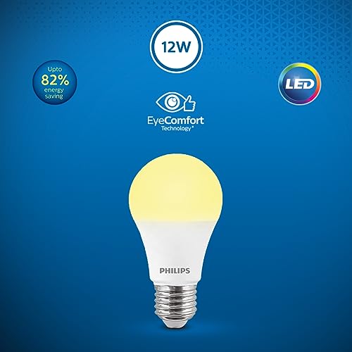 Philips Base E27 12-Watts LED Bulb (Golden Yellow,Pack of 2) - Image 3