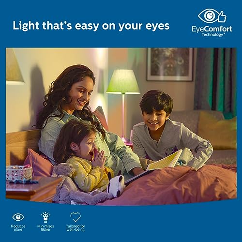 Philips Base E27 12-Watts LED Bulb (Golden Yellow,Pack of 2) - Image 6