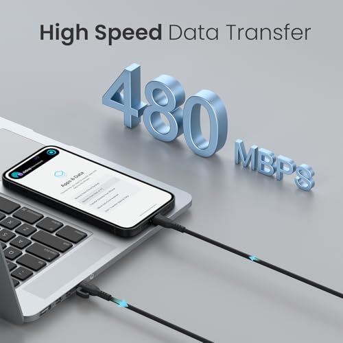 Portronics 60W Konnect Core 3 Type C to Type C Fast Charging Cable Cable for Smartphones,Tablets,Laptops & Other Type C Devices,In Built Cable Management Hook,Fast Data Sync,Strong PVC Material(Black) - Image 7