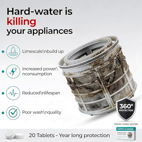 Washing Machine Cleaner Tablets 12 Pack | Deep Cleaning, Deodorizing & Descaling |For Front&Top Load Washers | Removes Odor, Residue & Buildup |Clean Inside Drum And Laundry Tub Seal.(12-PACK) - Image 4