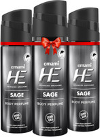 HE Sage Deodorant Spray - For Men(360 ml, Pack of 3) - Image 3