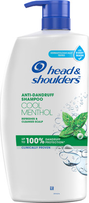 HEAD & SHOULDERS Cool Menthol Anti-Dandruff Shampoo for Scalp Protection(1 L) - Image 2