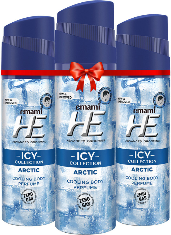 HE Arctic | 120 ML Each Deodorant Spray - For Men(360 ml, Pack of 3)