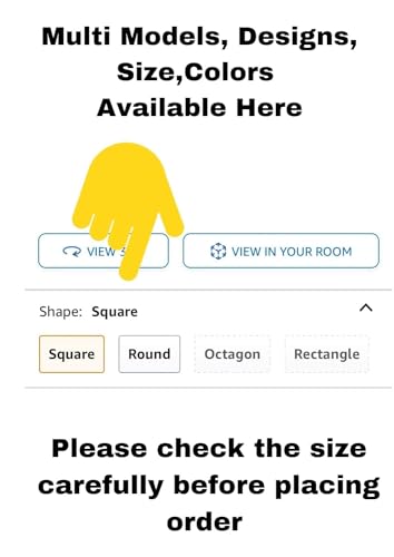 Handmade Wooden Natural Brown Foldable Coffee Table, Adjustable Coffee Table, Side Table, End Table for Poolside Garden, Living Room, Bedroom, Small Spaces Etc. (Square 13 Inch) - Image 7