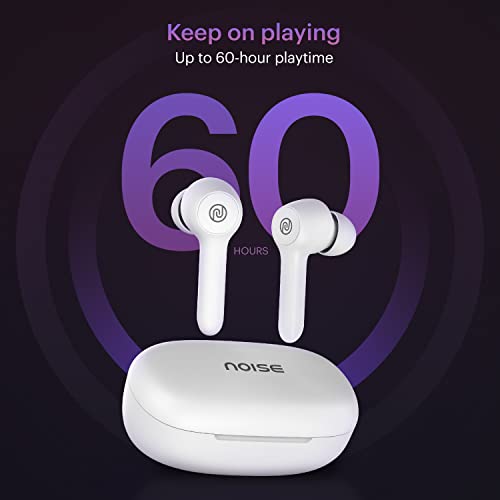 Noise Buds VS201 V3 in-Ear Truly Wireless Earbuds with 60H of Playtime, Dual Equalizer, Full Touch Control, Mic, BTv5.1 (Ivory White) - Image 3