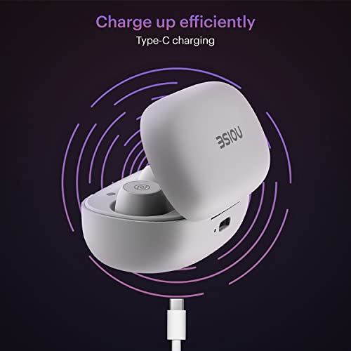 Noise Buds VS201 V3 in-Ear Truly Wireless Earbuds with 60H of Playtime, Dual Equalizer, Full Touch Control, Mic, BTv5.1 (Ivory White) - Image 6