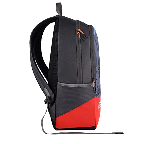 Gear Bounce 27 Ltrs Casual Backpack (Grey-Orange), One Size (BKPBOUNCE0604) - Image 3