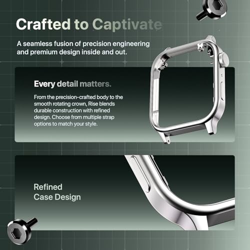 Fire‑Boltt Rise Smart Watch 1.85″ HD Display with Bluetooth Calling, AI Voice Assistant, Rotating Crown,SpO2 & Heart Rate Monitor, 120+ Sports Modes,IP67 Waterproof Smart Watch for Men & Women - Beige - Image 6