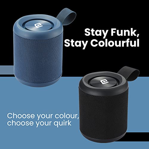 Portronics SoundDrum P 20W Portable Bluetooth Speaker with 6-7 hrs Playback Time, Handsfree Calling, USB Slot, Aux-in Port, Type C Charging (Black) - Image 6